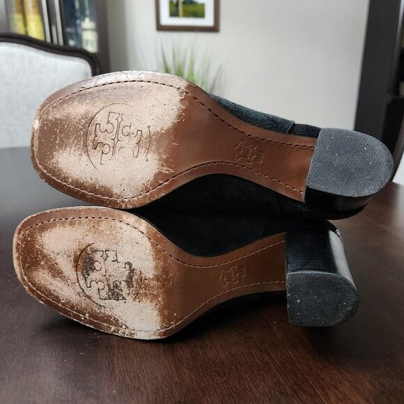 Tory Burch Robynne Suede Leather Boots - Picture 7 of 8